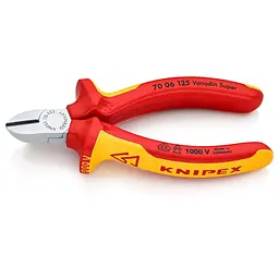 Кусачки KNIPEX бокові 70 06 125 (70 06 125) - мініатюра 1