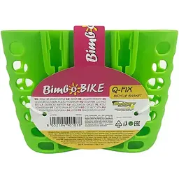 Кошик на велосипед Bimbo Bike Q-Fix салатовий - мініатюра 4