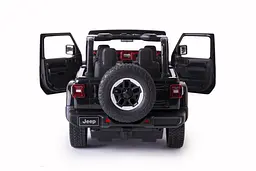 Машинка Rastar Jeep Wrangler JL на управлінні 1:14 чорний 79400 - мініатюра 3