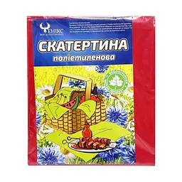 Скатертина на стіл Bambi Tablecloth(Red) поліетилен, розмір 120х200 см