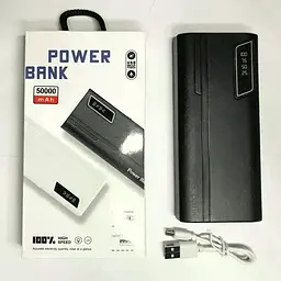 Мобільна зарядка Power Bank UN-3104 50000mAh із швидкою зарядкою та ліхтариком - мініатюра 4