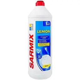 Гель для миття посуду SARMIX 900мл 7в1 Лимон