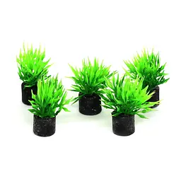 Штучна рослина, набір Hobby Utricularia mini 1,5x1,5x3см 5 шт. (51549)