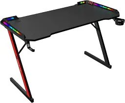 Стіл ігровий XTRIKE ME Gaming Desk RGB Llight, Black 110x60x74мм. (DK-05) - мініатюра 2