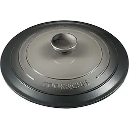 Каструля з кришкою Bergner Excalibur сіра 28 см 6,5 л (BG-36102-GY) - мініатюра 4