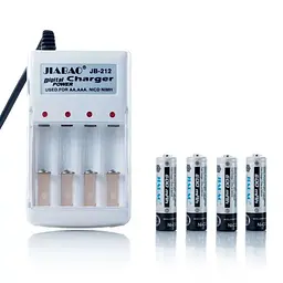 Комплект зарядне + батарейки АА JiaBao JB-212 - мініатюра 5