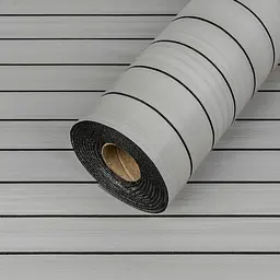 Покриття вінілове самоклеюче 3D рейки Білий Шпон 600х2900х3мм SW-00002904