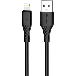 Кабель ColorWay USB - Lightning (M/M), textured PVC, 3А, 1 м, Black (CW-CBUL094-BK)