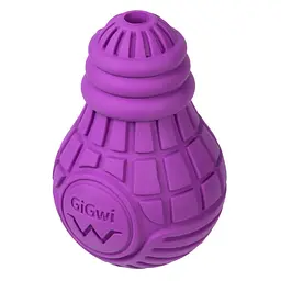 Іграшка для собак Лампочка гумова GiGwi Bulb Rubber гума L фіолетова