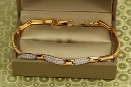 Браслет Xuping Jewelry Аврора з родієм 19 см золотистий