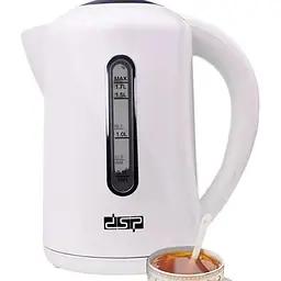 Чайник електричний DSP KK1112 авто-відключення 2200 Вт 1.7 л білий (KK1112_456) - мініатюра 2