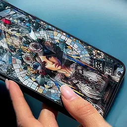 TPU+PC чохол Prisma Ladies для Xiaomi Redmi 12C / Poco C55 Mosaic - мініатюра 2