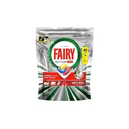Таблетки для посудомийних машин Fairy Platinum Plus All in One Lemon 40 шт. (8001090952226) - мініатюра 1