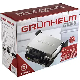Гриль контактний Grunhelm G1866 1800 Вт - мініатюра 4