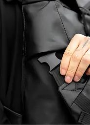 Чоловічий рюкзак ролл Sambag RollTop KZN чорний 41 х 27 х 18 см (24300001m) - мініатюра 5