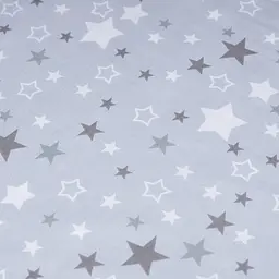 Простирадло на резинці Moon&Star Silver Stars Бязь Gold Люкс 80х200х20 см - мініатюра 3