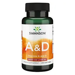 Комплекс вітамінів A та D Vitamin A D 250 Sgels Per Bottle