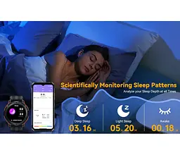 Смарт-годинник Oukitel BT-10 IP68 AMOLED Black - мініатюра 9