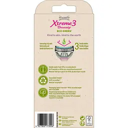 Бритва одноразова Wilkinson Sword Xtreme 3 Beauty Eco Green, 4 шт. - мініатюра 2