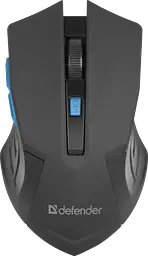 Мишка Defender Accura MM-275 Black-Blue (52275) - мініатюра 1