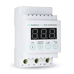 Реле напруги з термозахистом HS Electro УКН-63с термо (51-00015)
