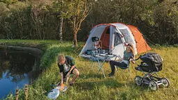 Гриль вугільний Easy Camp Adventure Grill Silver (680193) - мініатюра 2