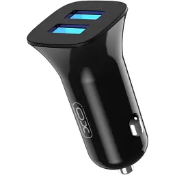 Зарядний пристрій XO CC31 2.4A/2 USB Black (XO-СC31-BK) - мініатюра 3