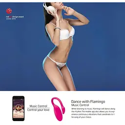 Смарт-віброяйце Magic Motion Flamingo зі стимулятором клітора 3 виду вправ Кегеля - мініатюра 7