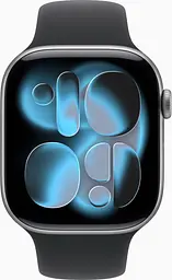 Смарт-годинник Apple Watch Series 11 GPS 46mm Space Grey Alu. Case w. Black S. Band - S/M (MEV04) - мініатюра 2