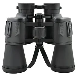 Бінокль прогумований з чохлом 20 крат оптика для спостереження LandView 20x50 чорний