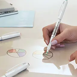 Набір маркерів Centropen Non-Permanent ОНР 2646 F 0.6 мм синій 10 шт (2646/03) - мініатюра 3