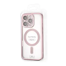 Чохол Ductil Metallic Edge with MagSafe (Protected Camera & Lens) iPhone 16 Pro Pink - мініатюра 2