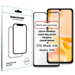 Скло захисне BeCover ZTE Blade A36 / Nubia A36 Black (714373)