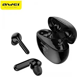 Навушники Awei T15P Bluetooth TWS IPX5 BT5.1, 45/390 mAh 7 Hours 000007200-up - мініатюра 2