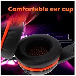 Ігрові навушники 7.1 Surround Sound LED Backlit Gaming Headset HI-FI HP030 - мініатюра 7