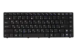 Клавiатура для ноутбука ASUS A42, K42, N82 чoрний, чoрний фрейм (KB310807)