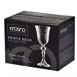 Набір чарок для горілки Krosno Krista Deco 50 мл 6 шт. (788753) - мініатюра 2
