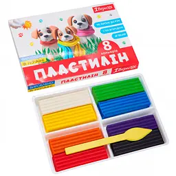 Пластилін 1 Вересня Classic 8 кольорів 160 г (540659) - мініатюра 2