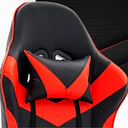 Крісло геймерське Yato Player з підставкою для ніг та масажем Red/Black (100001) - мініатюра 5