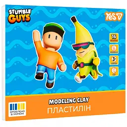 Пластилін Yes Stumble Guys 16 кольорів 320 г (540724)