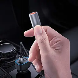 Портативний прикурювач запальничка Hoco UA30 USB Black - мініатюра 4