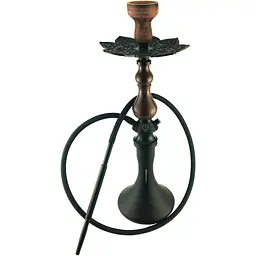 Кальян KARMA HOOKAH 0.1 Brown (Craft Black Matt) - мініатюра 2
