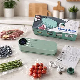 Акумуляторний вакуумний пакувальник Vacuum Sealer - мініатюра 2