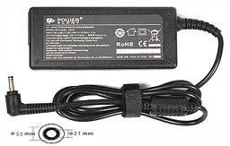 Блок живлення для ноутбуків PowerPlant ACER 220V, 19V 65W 3.42A (5.5*2.1) (AC65F5521)