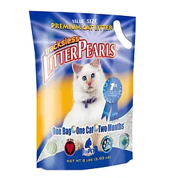 Litter Pearls TrackLess кварцевий заповнювач для туалетів котів 7.6 3.63 кг
