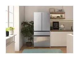 Холодильник Gorenje SBS, франц.дверцята, 182x80x71см, 2 дв., Х-302л, М-178л, A+, NF+, Інвертор, Дисплей, Сірий - мініатюра 2