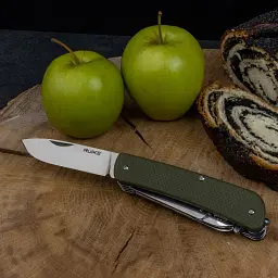 Багатофункціональний ніж Ruike Criterion L41, (8.5 см) 12C27 / G10 зелений, 22 інстр. - мініатюра 4