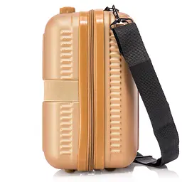 Бьюті-кейс Semi Line 16L Gold (T5663-2), Золотий - мініатюра 4