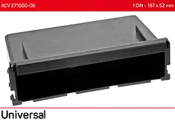 Універсальна кишеня 1 DIN ACV 271000-06 - мініатюра 5