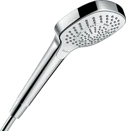 Ручний душ Hansgrohe Croma Select E 110 Multi EcoSmart 9 л/хв білий/хром 26811400, Хром
